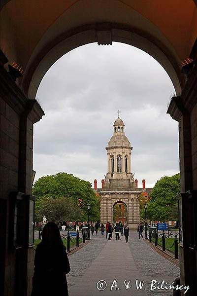 Kampanila, Trinity College uniwersytet, Dublin, Irlandia