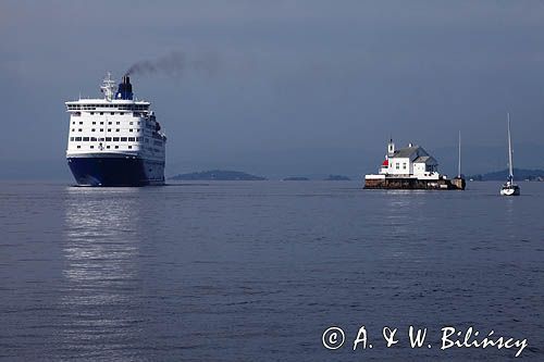 Latarnia morska Dyna, Oslo, Oslo Fjord, Południowa Norwegia