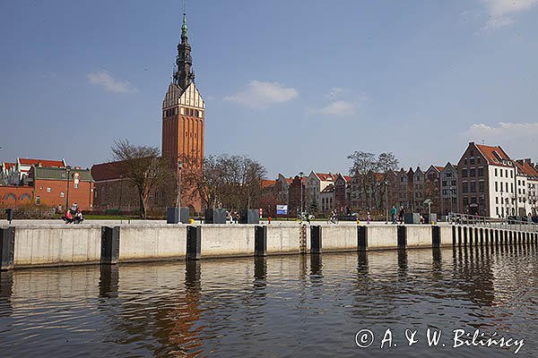 Elbląg, Kościół św. Mikołaja i ul. Wodna