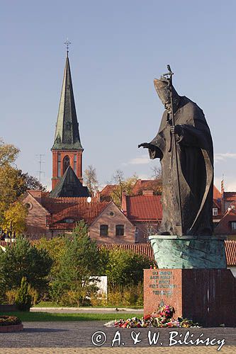 Ełk, pomnik paieża Jana Pawła II
