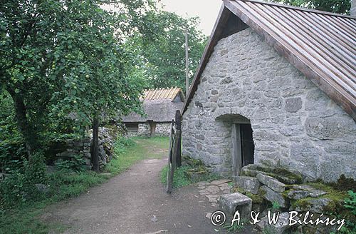Wieś Koguva, wyspa Muhu, skansen, Estonia