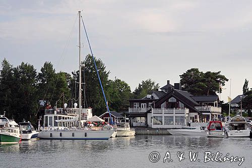 marina w Nagu, Nauvo, Norrfjarden, szkiery Turku, Finlandia Nauvo harbour, Nagu, Turku Archipelago, Finland