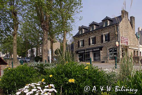 rynek w Fouesnant, Finistere, Bretania, Francja