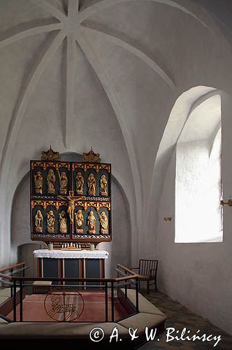 Fuur Kirke, Sankt Mortens Kirke na wyspie Fur, Limfjord, Jutlandia, Dania