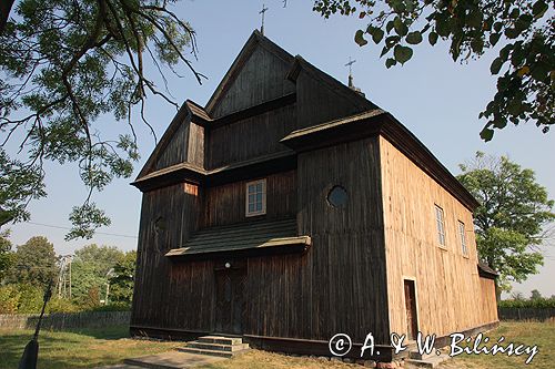 Gąsiorowo kościół drewniany powiat Pułtusk