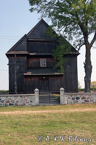 Gąsiorowo kościół drewniany powiat Pułtusk