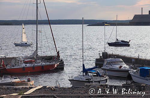 Port na wyspie Gasoren, Szwecja, Zatoka Botnicka