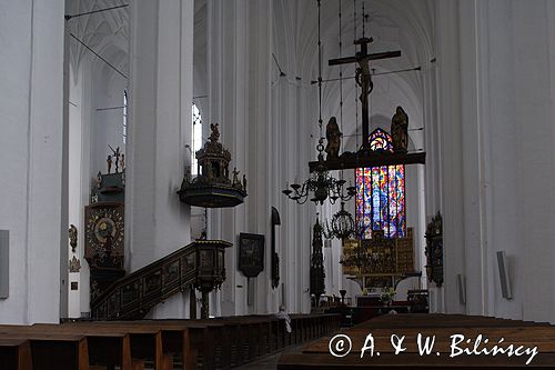 Gdańsk Bazylika Mariacka wnętrze kościół Mariacki &#169; Gdańsk Bazylika Mariacka wnętrze kościół Mariacki