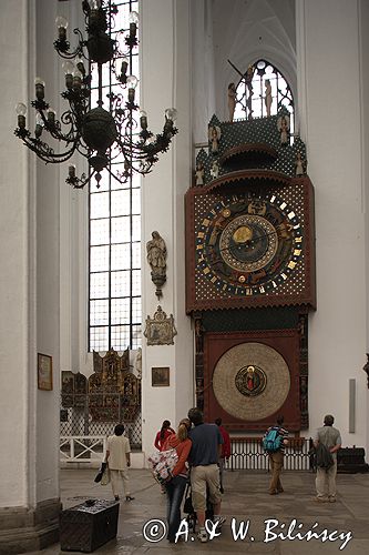 Gdańsk Bazylika Mariacka wnętrze kościół Mariacki