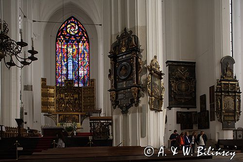 Gdańsk Bazylika Mariacka wnętrze kościół Mariacki