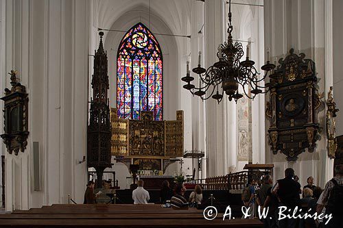 Gdańsk Bazylika Mariacka wnętrze kościół Mariacki &#169; Gdańsk Bazylika Mariacka wnętrze kościół Mariacki