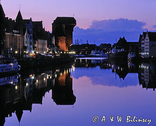 Gdańsk. żuraw Motława