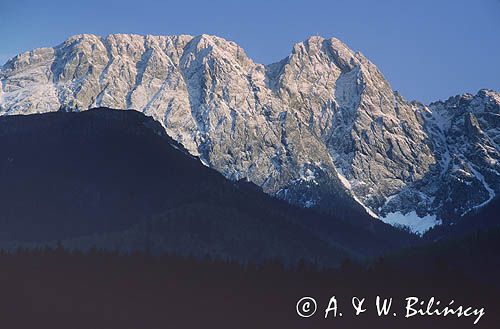 Giewont, widok z Zakopanego,Tatry