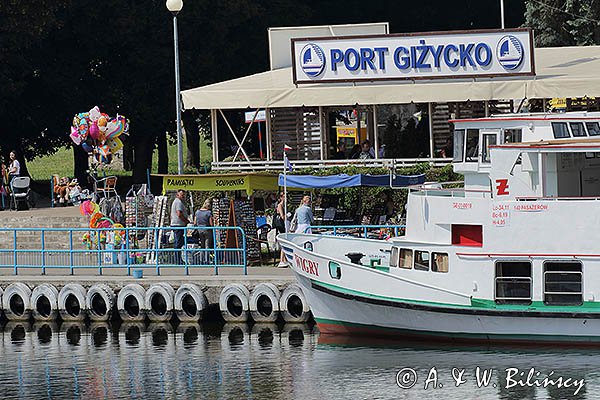 Statek wycieczkowy, Giżycko, port