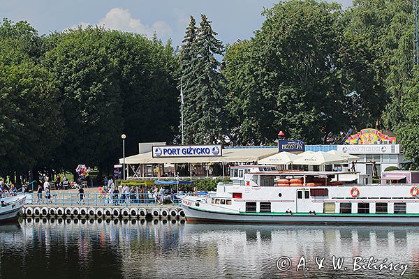 Statek wycieczkowy, Giżycko, port