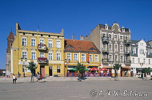 Gniezno Rynek, kamienice przy Rynku