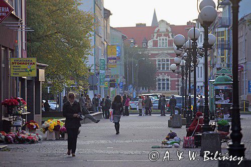 Gorzów Wielkopolski, uliczka w centrum