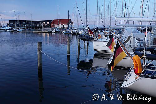 Marina, port jachtowy w Grenaa, Jutlandia, Kattegat, Dania