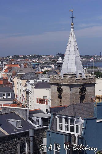 w St. Peter Port, wyspa Guernsey, Channel Islands, Anglia, Wyspy Normandzkie, Kanał La Manche