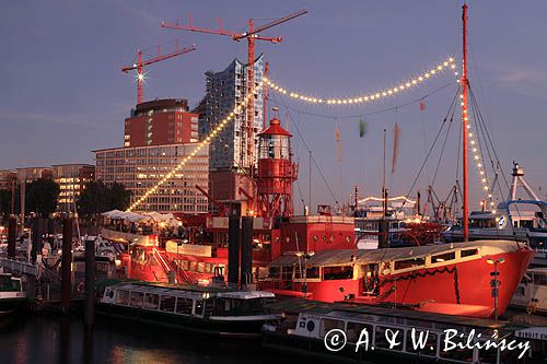 Hamburg, latarniowiec. Lightvessel  fot A&W Bilińscy, bank zdjęć