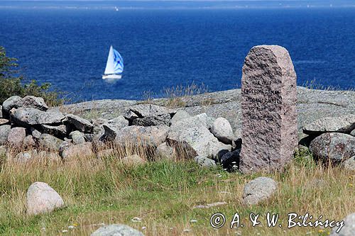 cmentarz brytyjskiej marynarki z XIX wieku, wybrzeże wyspy Hano, Szkiery Blekinge, Szwecja