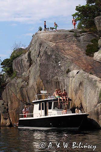 Zatoka Paradisbukta na wyspie Haoya, H&#229;&#248;ya, Południowa Norwegia, Skagerrak