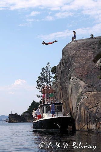 Zatoka Paradisbukta na wyspie Haoya, H&#229;&#248;ya, Południowa Norwegia, Skagerrak