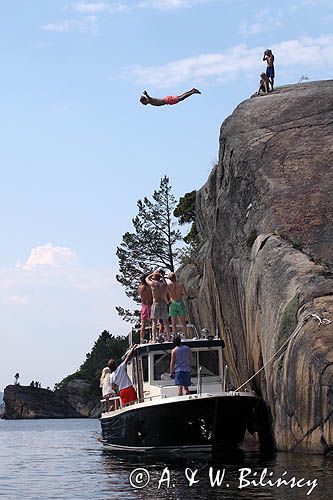 Zatoka Paradisbukta na wyspie Haoya, H&#229;&#248;ya, Południowa Norwegia, Skagerrak