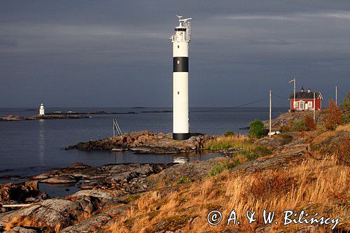 Latarnia morska na wyspie Hävringe. Szwecja,  fot. A&W Bilińscy bank zdjęć