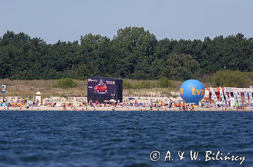 plaża na Helu w Helu