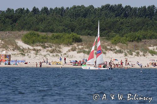 plaża na Helu w Helu