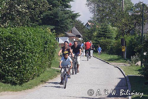 ścieżka rowerowa, wyspa Hiddensee, Mecklenburg-Vorpommern, Bałtyk, Niemcy