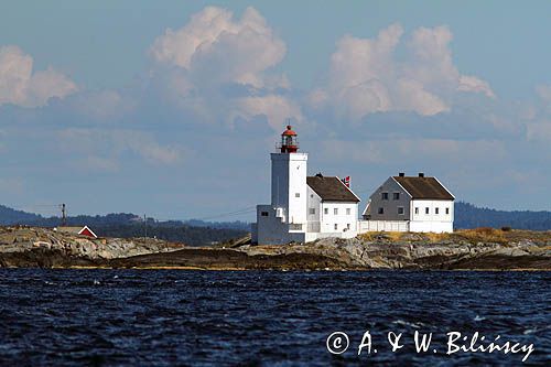 Latarnia morska Homborsund, Południowa Norwegia, Skagerrak