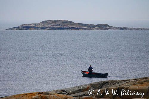 Wyspa Isokari, Finlandia, Zatoka Botnicka, Archipelag Turku, rybak