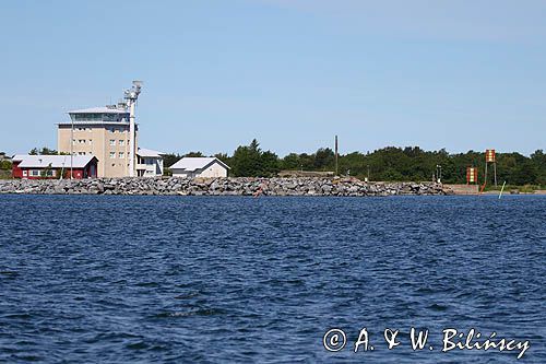 Wyspa Isokari, Finlandia, Zatoka Botnicka, Archipelag Turku, port i stacja pilotów
