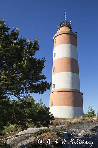 Latarnia morska na wyspie Isokari, Finlandia, Zatoka Botnicka