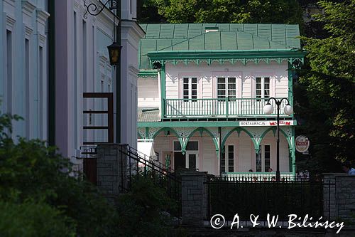 Iwonicz Zdrój uzdrowisko, park zdrojowy