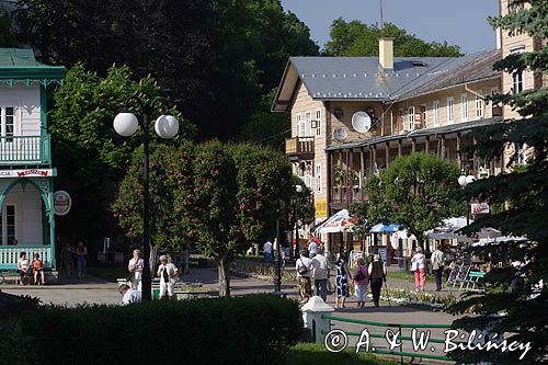 Iwonicz Zdrój uzdrowisko, park zdrojowy