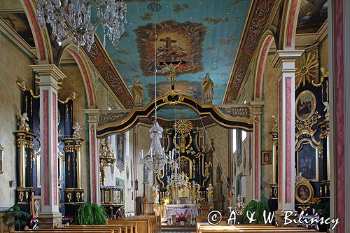 Jasienica Rosielna, drewniany barokowy kościół Niepokalanego Poczecia NMP z 1770 roku, powiat Brzozów, Pogórze Dynowskie