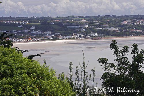 St. Aubin's Bay, wyspa Jersey, Channel Islands, Anglia, Wyspy Normandzkie, Kanał La Manche