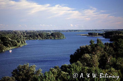 jezioro Gopło widok z Mysiej Wieży