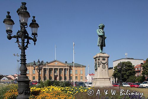 Karlskrona, Szwecja Stortorget i ratusz