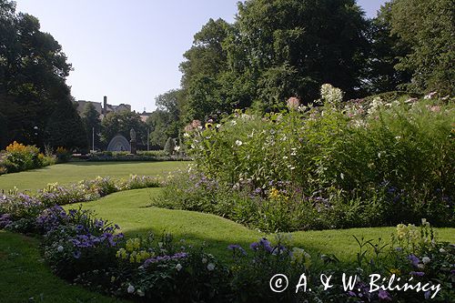 Karlskrona, klomb w parku miejskim, Szwecja Hoglands Park