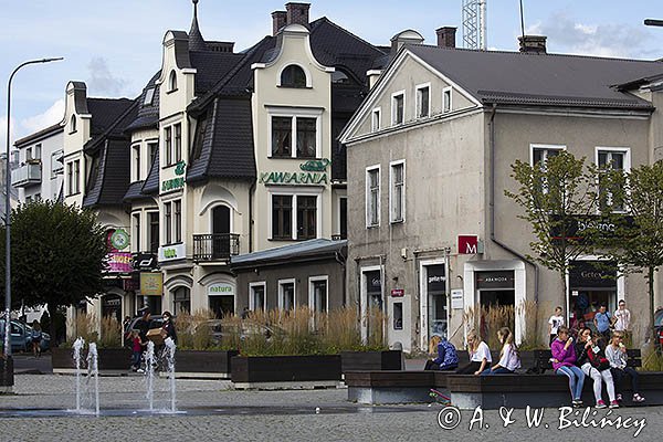 Kartuzy, Rynek i wylot ul. Kosciuszki