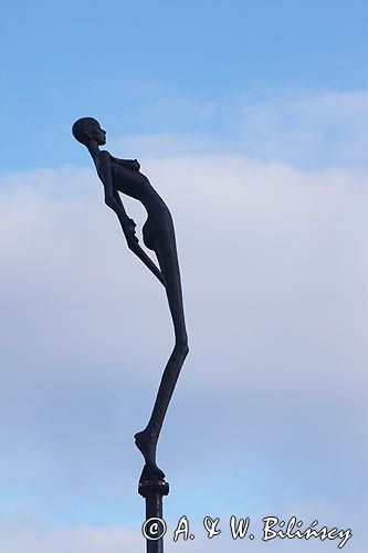 Rzeźba w Kerteminde, wyspa Fionia, Fyn, Dania