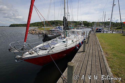 port jachtowy Kignaes, Roskilde Fjord, Zelandia, Dania