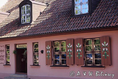 zabytkowy dom przy Aukstoi gatve, Kłajpeda, Litwa Klajpeda, Lithuania