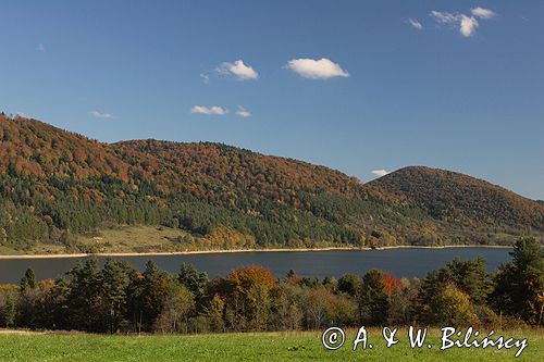 Zalew jezioro Klimkówka / Beskid Niski/