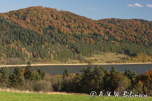 Zalew jezioro Klimkówka / Beskid Niski/