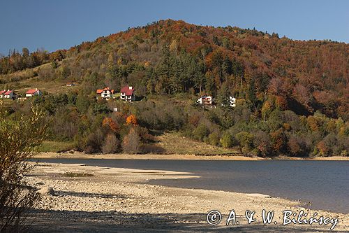 Zalew jezioro Klimkówka / Beskid Niski/